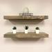 Loon Peak® Rustic Floating Shelves Wood in White/Brown | 1.75 H x 36 W x 8 D in | Wayfair 64DED3D9144D4B09A43B9C0162C518A4