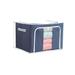 Latitude Run® Fabric Box Set Fabric in White/Blue | 14.17 H x 19.68 W x 15.74 D in | Wayfair 80AD3582F1BF452C9732F25DCD1F53BD