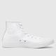 Converse all star mono leather hi trainers in white