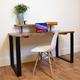 Rustic Computer Desk With Shelf | Industrial Style Office Desk | Rustic Wooden Desk With Raiser | Computer Desk - Home or Office Use