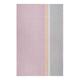 Tapis plat graphique rose et gris coton pour chambre, salon 120x170