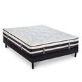 Ensemble Matelas Mémoire de forme h28cm et Sommier en kit bois 140x190