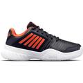 K-SWISS TENNIS COURT EXPRESS OMNI, Größe 32 in Jet Black/Spicy Orange/White