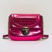 Nine West Bags | Nine West Metallic Hot Pink Crossbody Evening Bag | Color: Pink/Silver | Size: Os