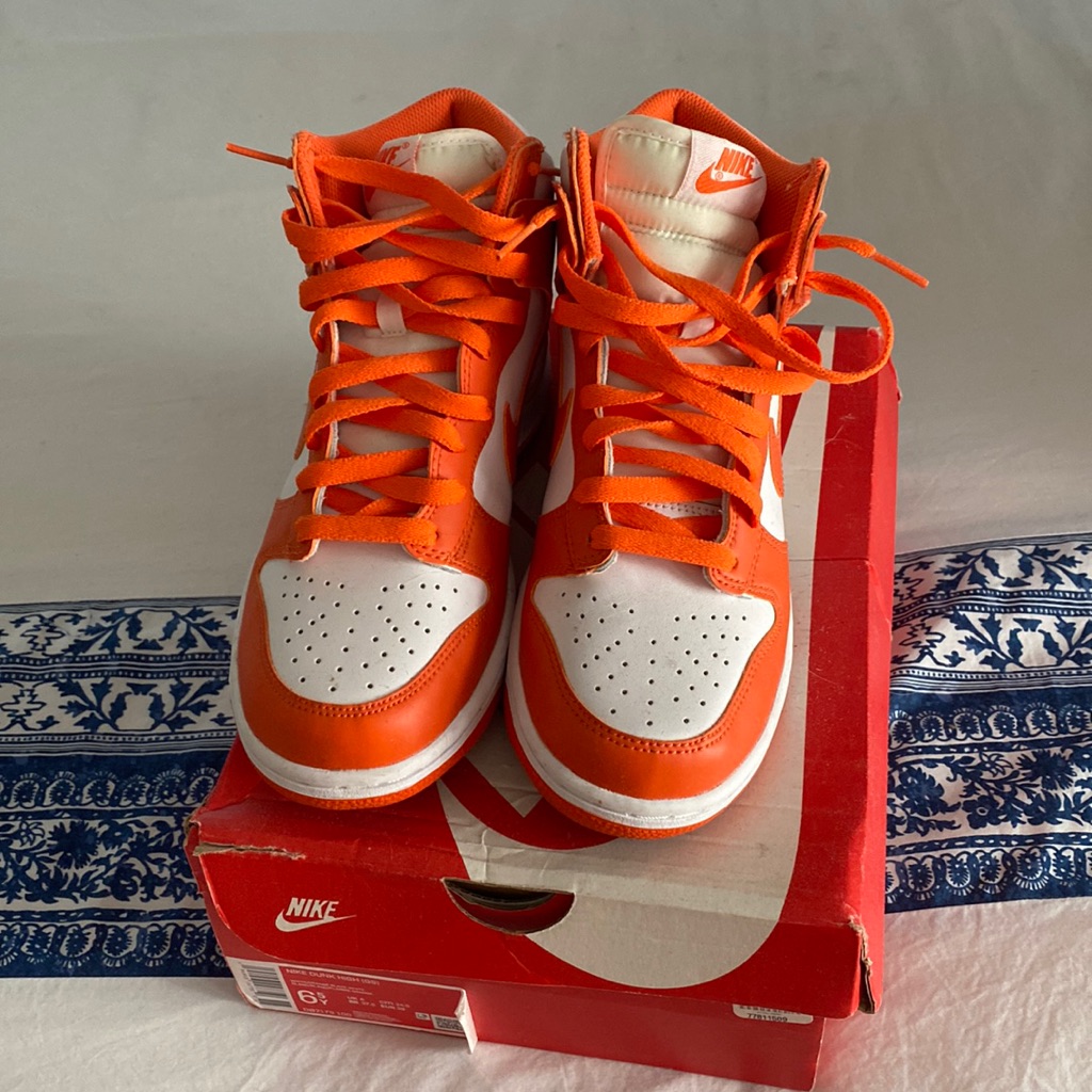 Nike Shoes | Gently Used Nike Dunks | Color: Orange | Size: 6.5