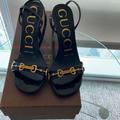 Gucci Shoes | Gucci Authentic Shoe With Box . Size 34.5 Only Wore 1 Time | Color: Black | Size: 34.5