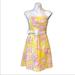 Lilly Pulitzer Dresses | Lilly Pulitzer Yellow Sundress (0) | Color: Pink/Yellow | Size: 0