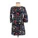 Old Navy Casual Dress - Shift: Blue Floral Dresses - Women's Size X-Small