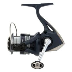 SHIMANO - Line Salt Mill 18 cm + Rock Salt - Classic Grinding Level Adjustment - Aluminium and Recycled Wood with PEFC Seal Carbon Colours, Black, Silver