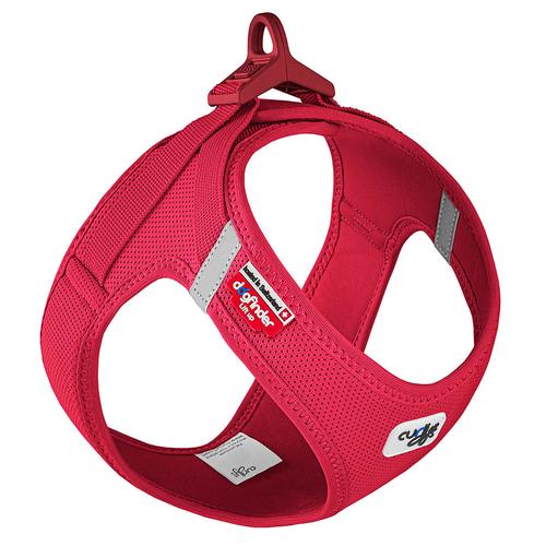 Curli Vest Geschirr Clasp Air-Mesh, rot Größe L: Brustumfang 49,1-55,4cm Hund