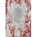Luxe Weavers Euston Collection 7680 Red 9x12 Modern Abstract Area Rug - Luxe Weavers 7680 Red 9x12