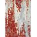 Luxe Weavers Lagos Collection 7681 Red 9x12 Modern Abstract Area Rug - Luxe Weavers 7681 Red 9x12