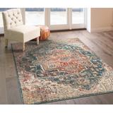 Luxe Weavers Hampstead Collection 8027 Blue 6x9 Traditional Oriental Area Rug - Luxe Weavers 8027 Blue 6x9
