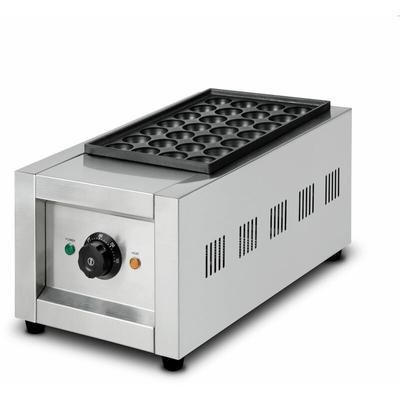 Vertes - Takoyaki Maker Takoyaki Maschine Elektrisch 2000W aus Edelstahl (Thermostat, Temperatur
