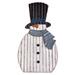 Sunset Vista Designs 087876 - Snowman Porch Sitter (15547) Christmas Figurine Decorations