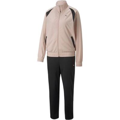PUMA Damen Sportanzug Classic Tricot Suit op, Größe XL in Pink