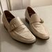 Coach Shoes | Made In Italy Sz 6m Coach Beige Loafer Shoes | Color: Cream | Size: 6