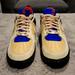 Nike Shoes | Men's Nike Air Force 1 Tan&Cream, Black Heel&Sole, Royal Blue&Orange Boot Inside | Color: Cream/Tan | Size: 12