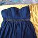 Jessica Simpson Dresses | Jessica Simpson Strapless Gown | Color: Blue | Size: 14