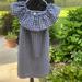 J. Crew Dresses | Crewcuts Jcrew Size 14 Girls Gingham Ruffle Top Pullover Dress | Color: Blue/White | Size: 14g