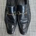 Gucci Shoes | Men’s “Gucci” Black Leather Shoes | Color: Black | Size: 8