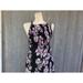 Free People Dresses | New Free People Garden Party Floral Sundress Dress Black Pink Maxi Sleeveless Xs | Color: Black/Pink | Size: Xs