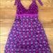 Athleta Dresses | Althleta Pack Everywhere Halter Dress 6p | Color: Purple | Size: 6p