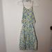 Zara Dresses | Blue And Yellow Floral Zara Backless Mini Dress!! | Color: Blue/Yellow | Size: 2