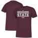 Men's adidas Maroon Mississippi State Bulldogs Team Amplifier T-Shirt