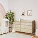 Little Seeds Shiloh Changing Table Topper Wood in Brown/White | 4.6 H x 33.6 W x 18.1 D in | Wayfair 6819348COM