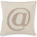 Brayden Studio® Kees Linen Text 100% Linen Throw Pillow Cover in White | 18 H x 18 W in | Wayfair ADD2203E2CCE42928EC5C3CF82FB04AF