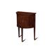 Maitland-Smith August 2 - Door Half Circle Accent Cabinet Wood in Brown/Red | 36 H x 26 W x 14.75 D in | Wayfair 89-1108