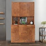 Latitude Run® 71" Kitchen Pantry Wood in Brown | 70.87 H x 39.37 W x 15.35 D in | Wayfair 9EE8E6D8EF9F417A902AEBDC1DFE4C64