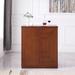 Orren Ellis Viorika Bar Cabinet Wood in Brown | 42 H x 21.5 W x 21.5 D in | Wayfair 6A58182F6404486F9BDCD55DC4F72002