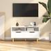 Corrigan Studio® TV Stand TV Console Sideboard TV Unit Home Media Unit Engineered Wood in White | 19.1 H x 35.4 W x 15.7 D in | Wayfair