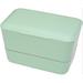 Latitude Run® Bento Box Plastic in Green | 4.33 H x 4.33 W x 6.69 D in | Wayfair 28D004E93F78435B8F2103625A0268FA