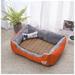 Tucker Murphy Pet™ Candy Color Dog Kennel Pet Kennel Pet Dog Bed Cotton in Orange | 6 H x 35.5 W x 27.5 D in | Wayfair