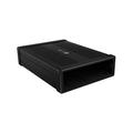 ICY BOX 5,25 Zoll Gehäuse extern für Blu-ray und DVD Laufwerke, USB 3.0, Aluminium, Schwarz, IB-525-U3