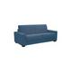 Canapé lit Varsavia canapé convertible 3 places bleu 140 cm