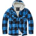 Brandit Lumber Jacke, schwarz-blau, Größe S