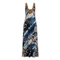 Boston Proper - Embellished Mixed Paisley Floral Maxi Dress - Multi - Medium