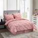 Pink Pintuck Comforter Set Pinch Pleated Bed in A Bag