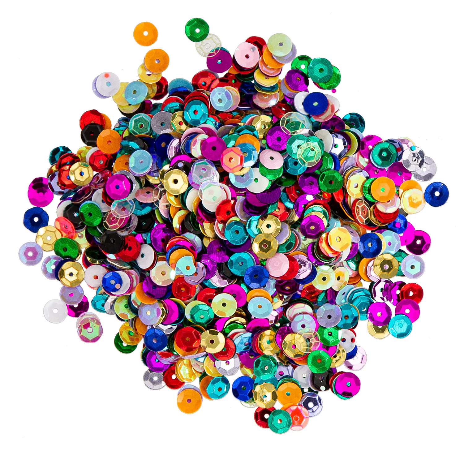 Pailletten, bunt, 6 mm Ø, 75 g Image