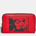 Coach Bags | Disney Mickey Mouse X Keith Haring Medium Id Zip Wallet | Color: Red | Size: 6 1/2" (L) X 3 3/4" (H) X 3/4" (W)