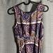 Free People Dresses | Free People Paisley Pattern Mini Dress Size 0 | Color: Blue/Purple | Size: 0