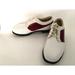 Nike Shoes | Nike Air Comfort Verdana Womens Size 6.5 Golf Shoes Rubber Spikes White Burgund | Color: Red/White | Size: 6.5
