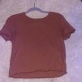 American Eagle Outfitters Tops | American Eagle Top | Color: Brown/Orange | Size: M