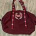 Pink Victoria's Secret Bags | Maroon Pink Duffel Bag. | Color: Red | Size: Os
