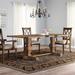 Lark Manor™ Anse Trestle Dining Table Wood in Black/Brown | 30 H x 88 W x 40 D in | Wayfair 7A497CE34D4F443DBF29B372FB13F7A3