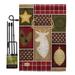 Breeze Decor Christmas Noel Winter Wonderland Impressions 2-Sided Polyester 19 x 13 in. Garden Flag in Brown | 18.5 H x 13 W in | Wayfair